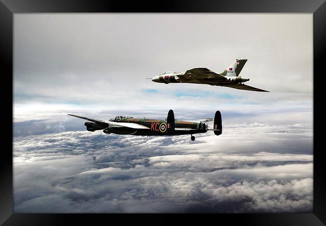 Avro Bomber Birds  Framed Print by J Biggadike