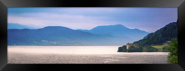  Loch Ness & Urquhart Castle Framed Print by Veli Bariskan