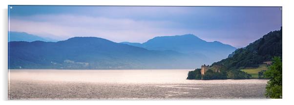  Loch Ness & Urquhart Castle Acrylic by Veli Bariskan