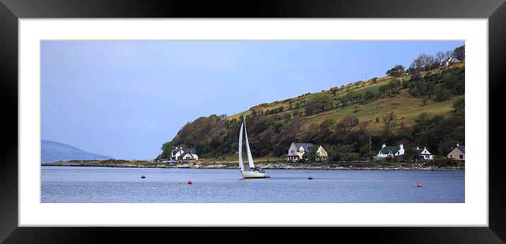  Setting Sail Framed Mounted Print by Alan Whyte