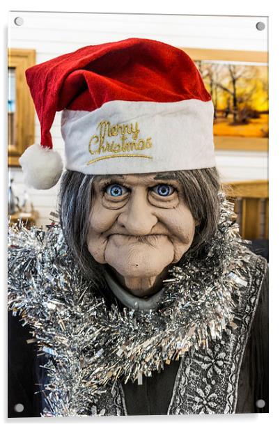  Christmas Grandma Acrylic by Steve Purnell