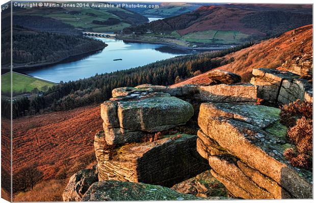  Gritstone Monoliths of Bamford Edge Canvas Print by K7 Photography