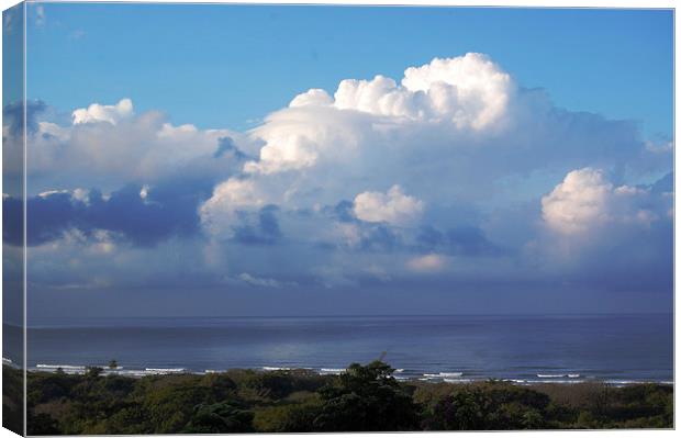 Clouds Off Coast  Canvas Print by james balzano, jr.