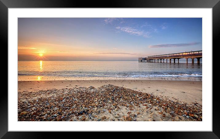  Sun, Sea and Sand Framed Mounted Print by Jennie Franklin