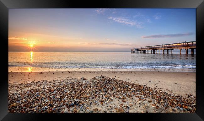  Sun, Sea and Sand Framed Print by Jennie Franklin