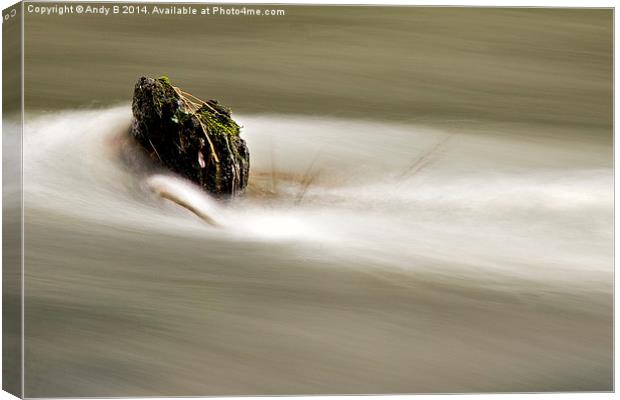  Soft Stone Canvas Print by Andy Bennette