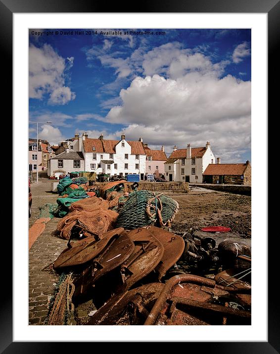  Pittenweem. Framed Mounted Print by David Hall