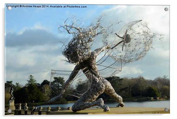  Fairy Sculpture Acrylic by Andrew Heaps