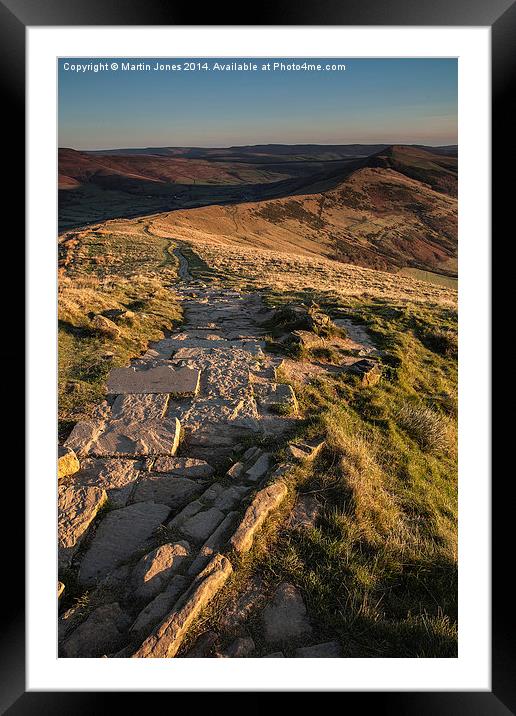  The Great Ridge Path Framed Mounted Print by K7 Photography