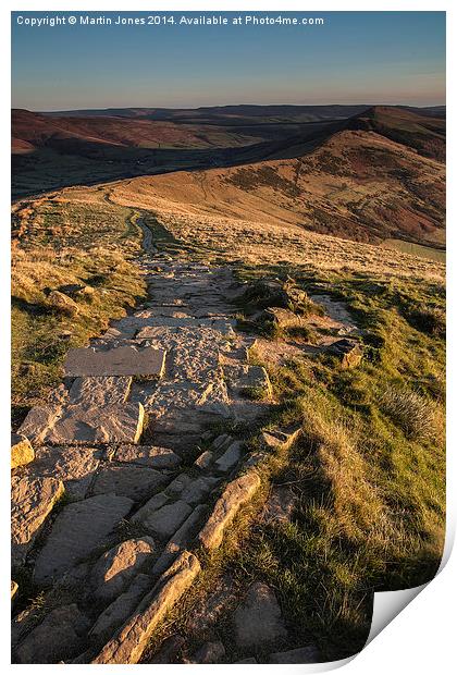  The Great Ridge Path Print by K7 Photography