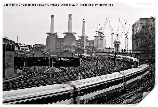 Battersea Power Station Print by Graham Custance