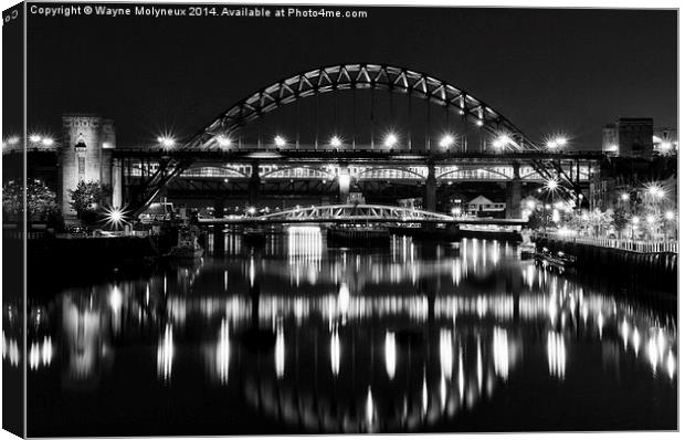 Tyne Bridges  Canvas Print by Wayne Molyneux
