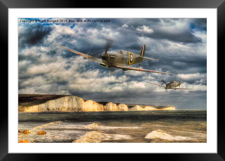  Coastal Patrol Framed Mounted Print by Nigel Bangert