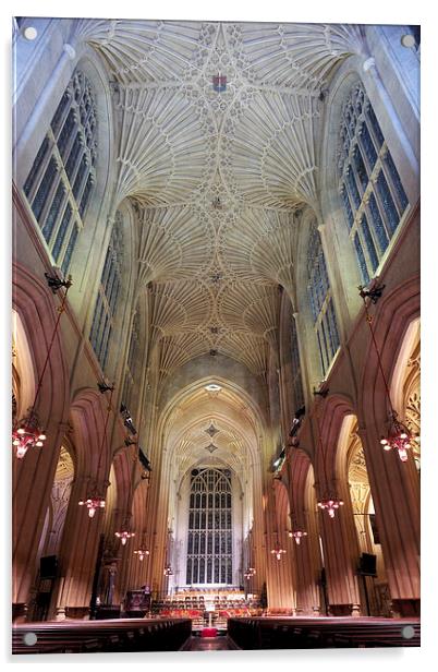  Bath Abbey Acrylic by Tony Bates