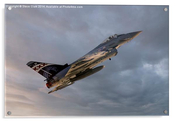  29(R) Squadron Typhoon - 2014 Acrylic by Steve H Clark