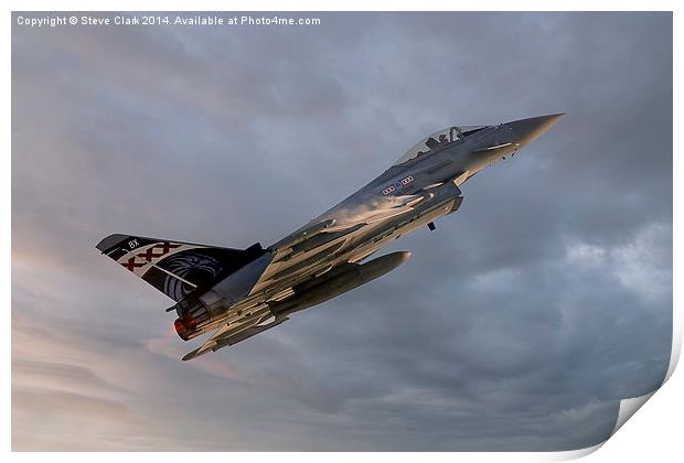  29(R) Squadron Typhoon - 2014 Print by Steve H Clark