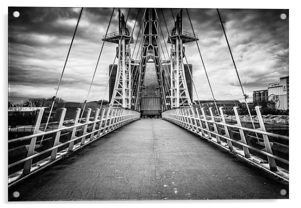  Salford Bridge Acrylic by Paul Sharp