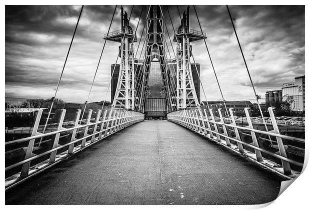  Salford Bridge Print by Paul Sharp