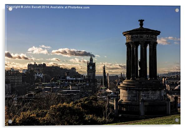 Edinburgh Acrylic by John Barratt