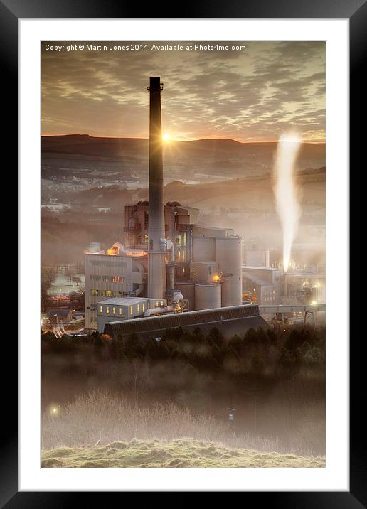  Hope Cement Works  Framed Mounted Print by K7 Photography