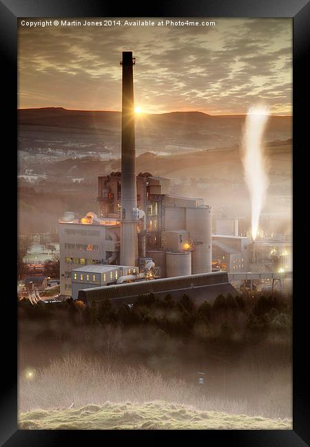  Hope Cement Works  Framed Print by K7 Photography