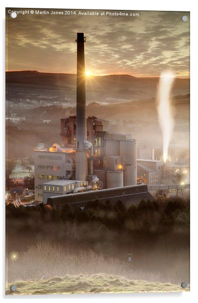  Hope Cement Works  Acrylic by K7 Photography