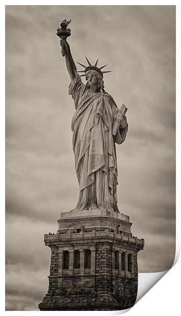  Statue of Liberty. Print by Mark Godden