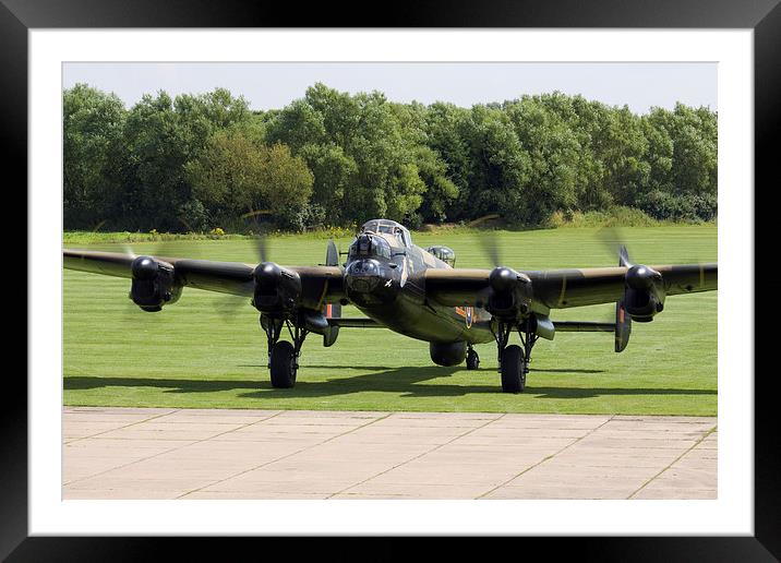  Avro Lancaster "Just Jane" Framed Mounted Print by Martin Keen