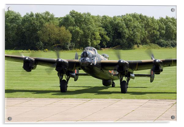  Avro Lancaster "Just Jane" Acrylic by Martin Keen