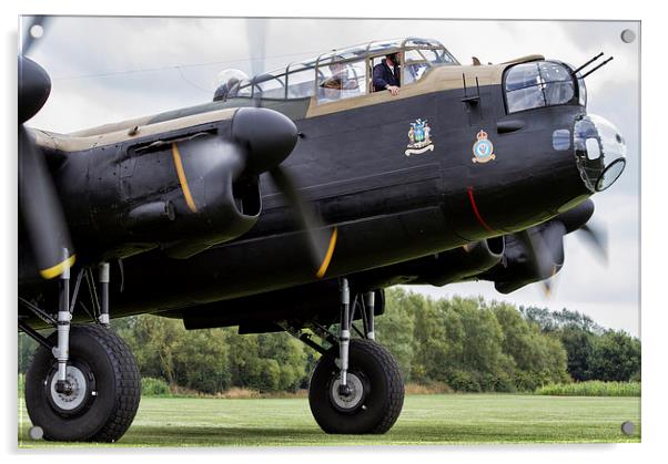  Avro Lancaster "Just Jane" Acrylic by Martin Keen