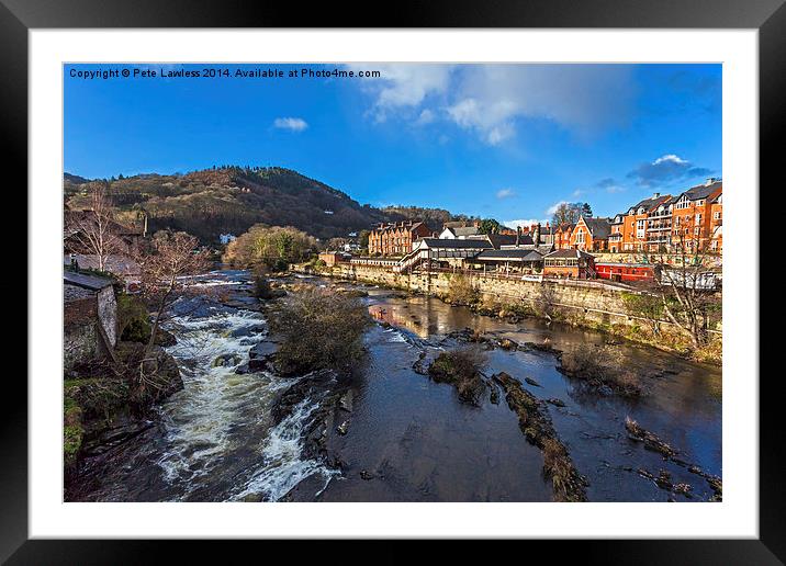    Llangollen Framed Mounted Print by Pete Lawless