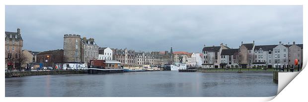  Barges in Leith Print by Alan Whyte