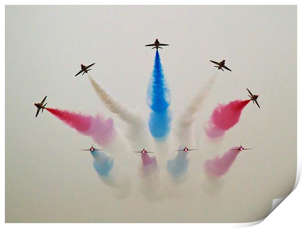 RAF Red Arrows Print by Andy Heap