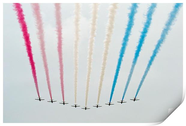  RAF Red Arrows Print by Andy Heap