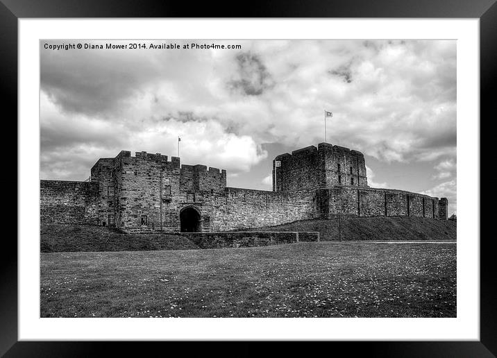 Carlisle Castle  Framed Mounted Print by Diana Mower