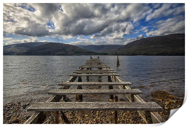  Broken Pier.  Print by Mark Godden