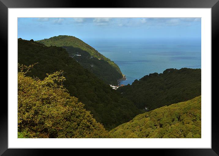 Lynmouth  Framed Mounted Print by graham young