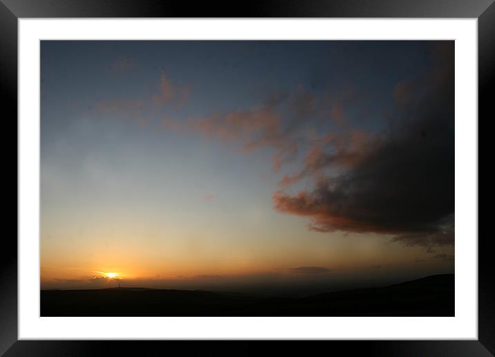 End Of The Day Framed Mounted Print by Rick Wilson