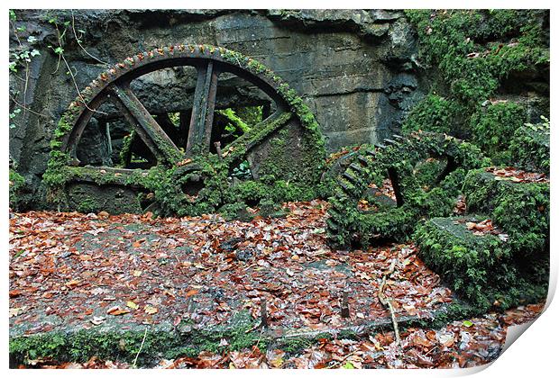 The cogs of time Print by allen martin