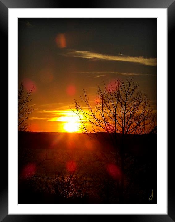  SunSpots Framed Mounted Print by Pics by Jody Adams