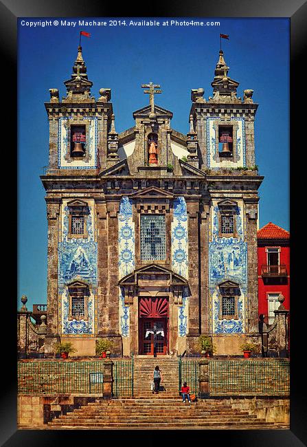 Church Of Saint Ildefonso - Porto  Framed Print by Mary Machare