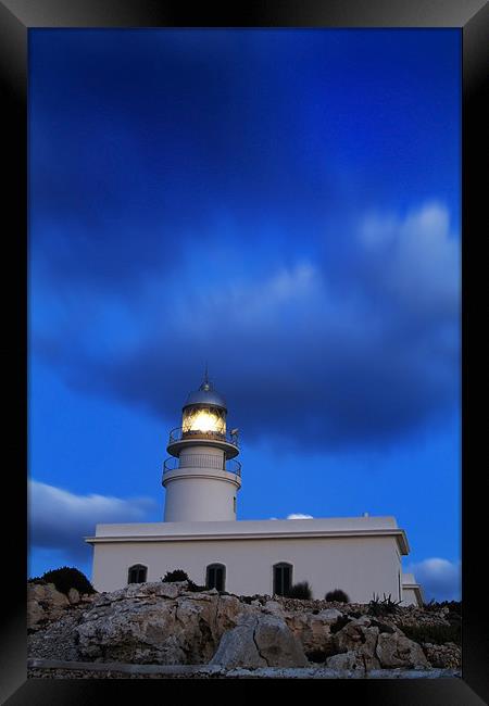 Lighthouse of Cap de Caballeria, Menorca. Framed Print by Josep M Peñalver