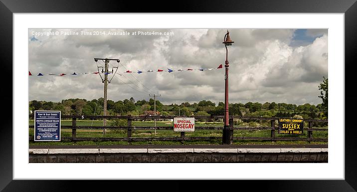  Northiam Station Sussex UK Framed Mounted Print by Pauline Tims