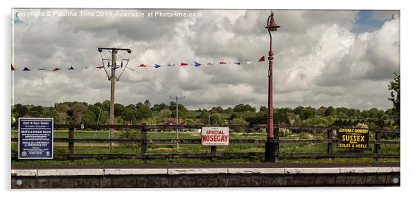  Northiam Station Sussex UK Acrylic by Pauline Tims