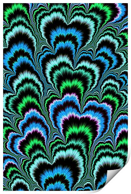 Peacock Print by Steve Purnell