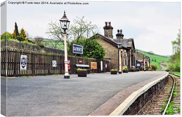  Keighley & Worth Valley Railway Canvas Print by Frank Irwin