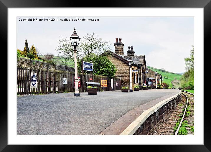  Keighley & Worth Valley Railway Framed Mounted Print by Frank Irwin