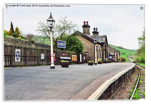  Keighley & Worth Valley Railway Acrylic by Frank Irwin