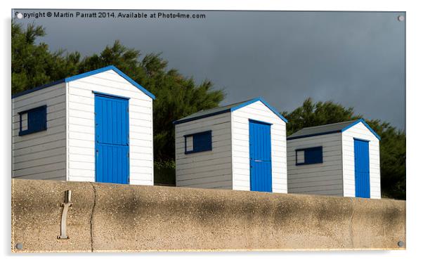 Southwold Beach Huts Acrylic by Martin Parratt