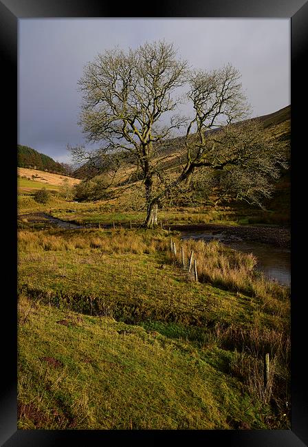 Brecon Beacons in some winter sunshine Framed Print by Jonathan Evans